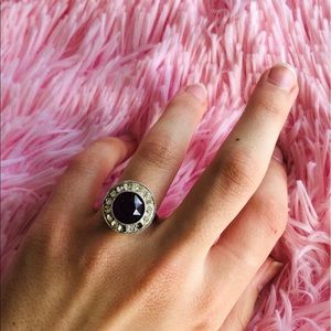 Sarah Cov. Purple Stone Ring